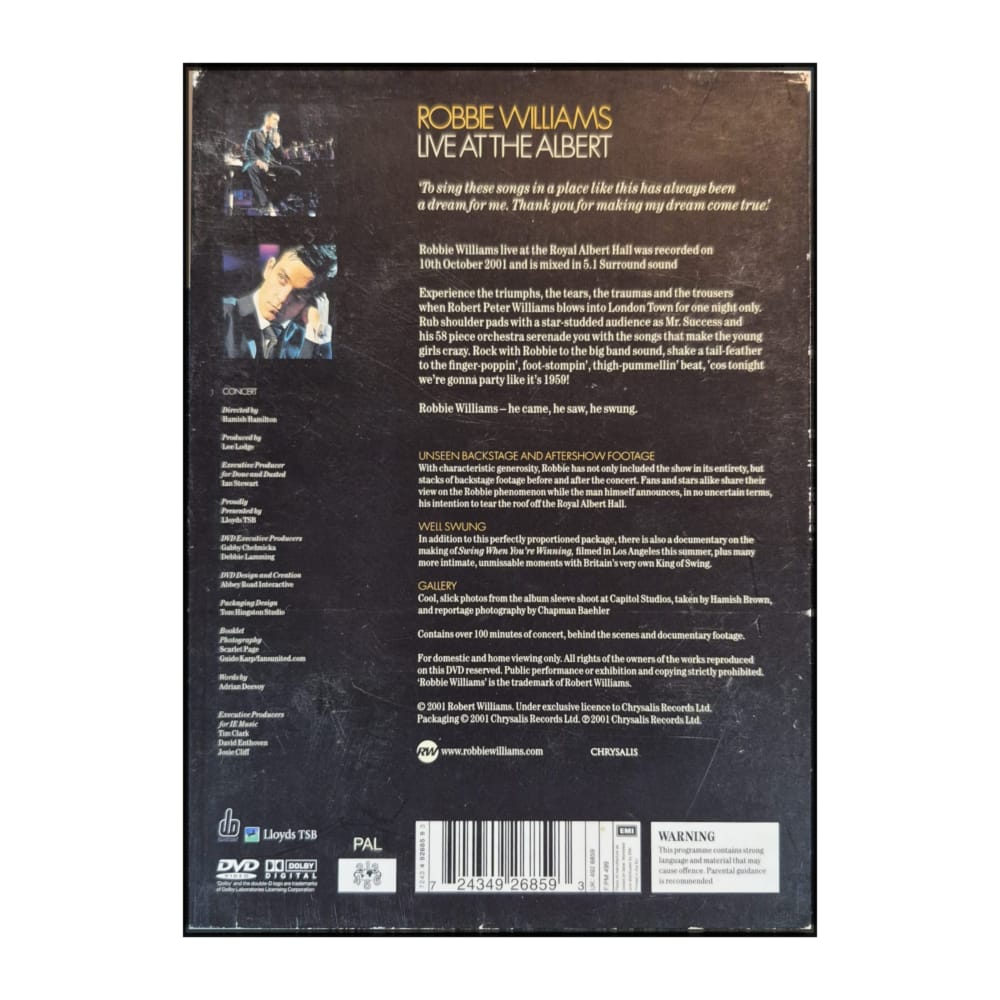 Robbie Williams: Live At The Albert