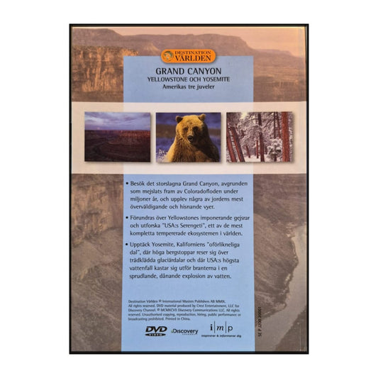 Destination Världen 05: Grand Canyon, Yellowstone Och Yosemite – Amerikas Tre Juveler