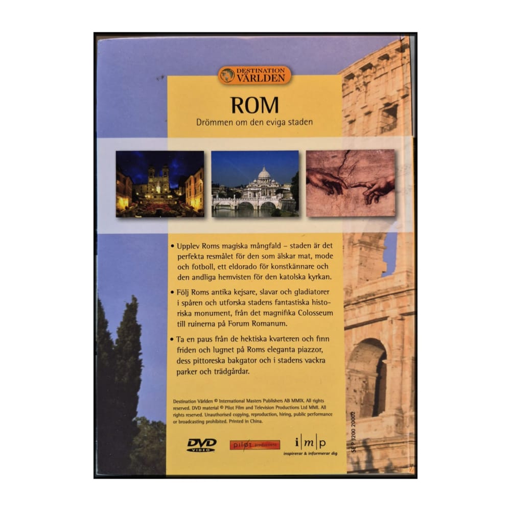 Destination Världen 01: Rom – Drömmen Om Den Eviga Staden