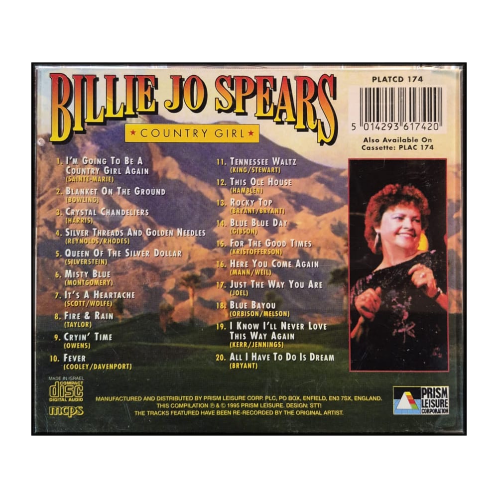 Billie Jo Spears: Country Girl 20 Favourite Songs