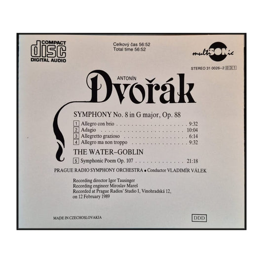 Antonín Dvořák: Symphony No. 8 / The Water-Goblin