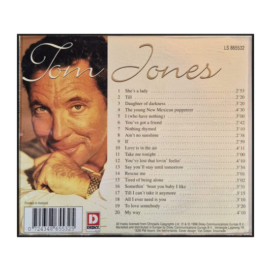 Tom Jones: 20 Great Love Songs