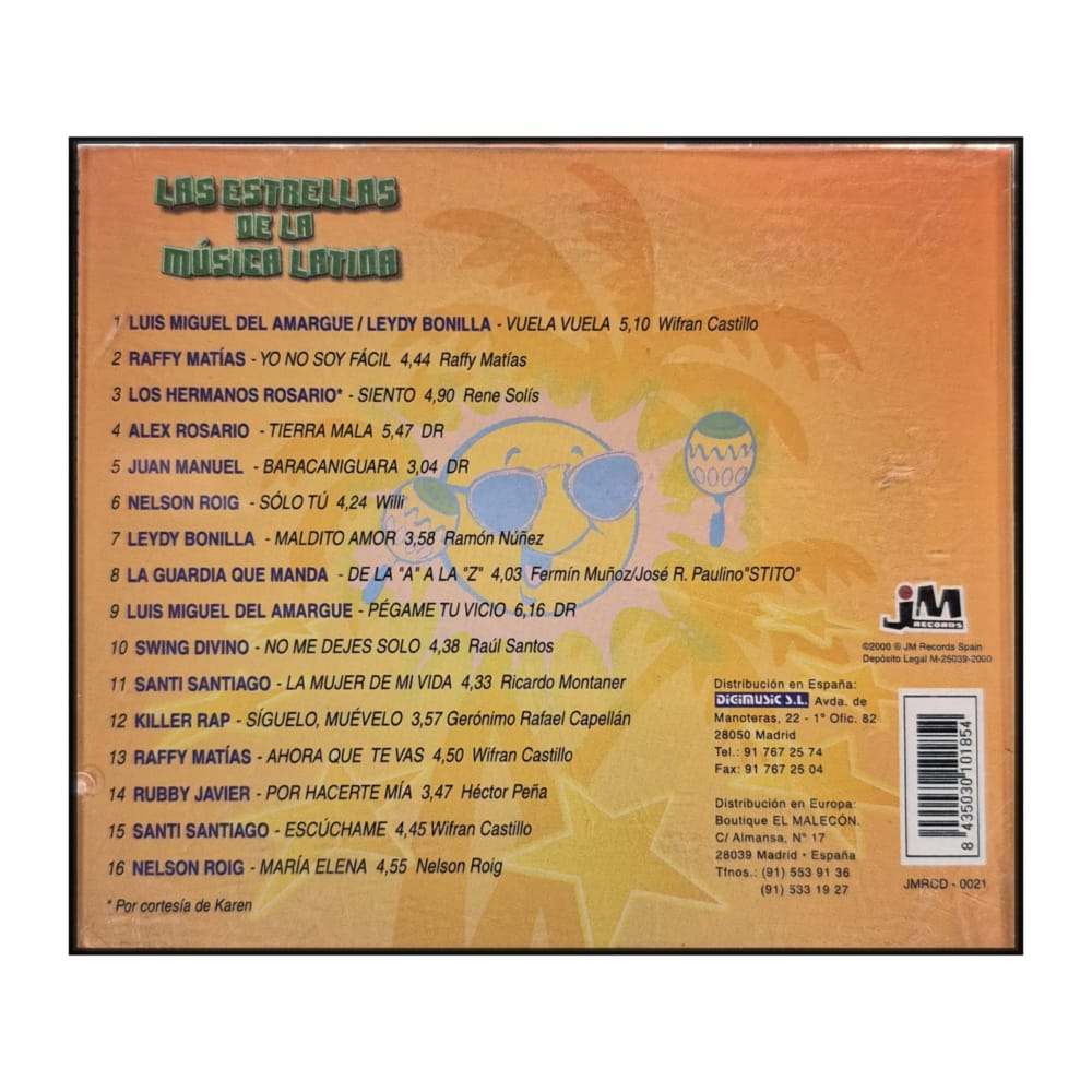 Las Estrellas De La Música Latina