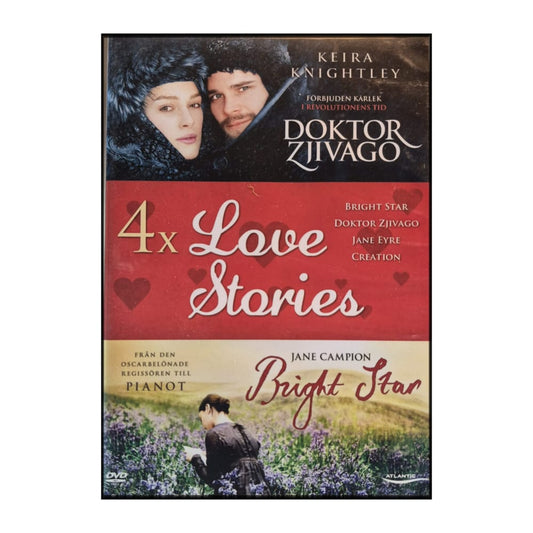 Doktor Zjivago + Bright Star +  Jane Eyre + Creation