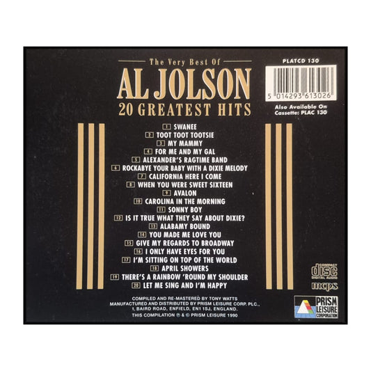 Al Jolson: The Very Best Of Al Jolson (20 Greatest Hits)