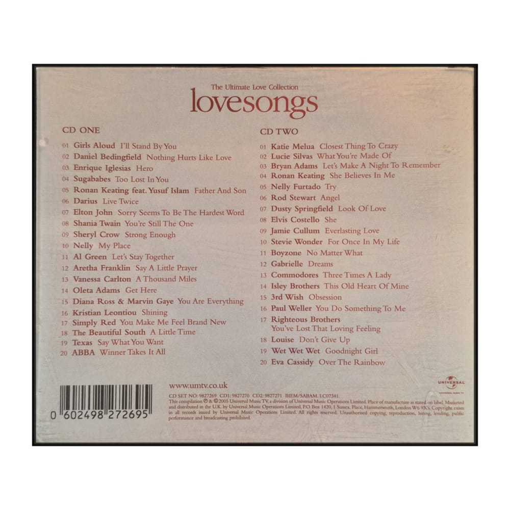 Lovesongs: The Ultimate Love Collection