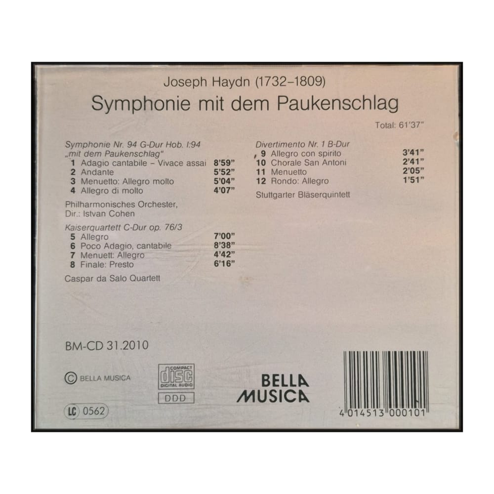 Joseph Haydn: Symphonie Mit Dem Paukenschlag