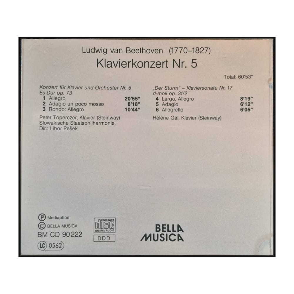 Ludwig Van Beethoven: Klavierkonzert Nr. 5