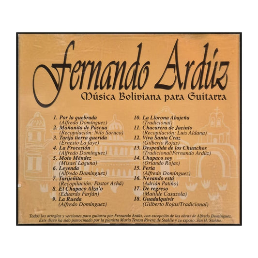 Fernando Arduz: Música Boliviana Para Guitarra