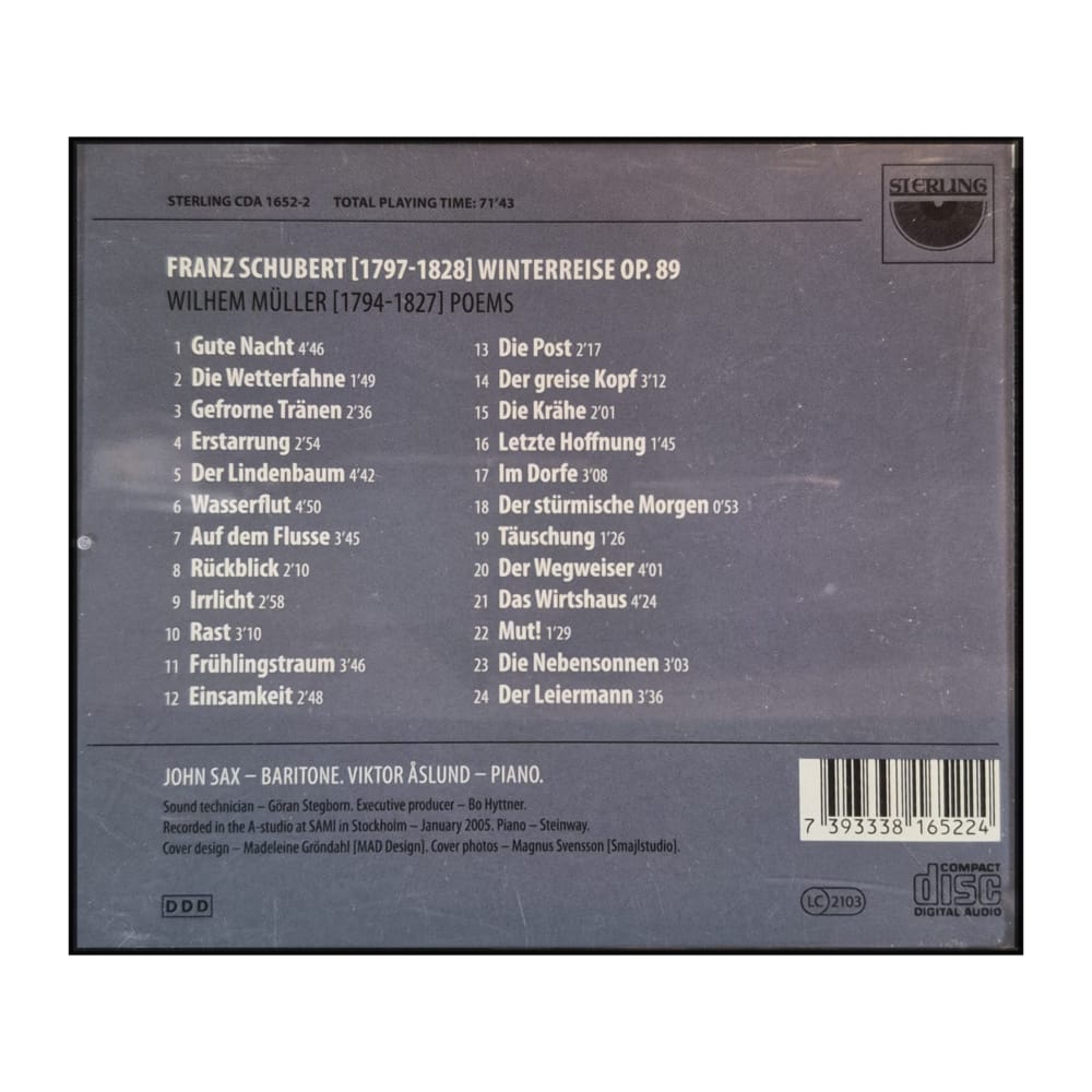 John Sax: Winterreise