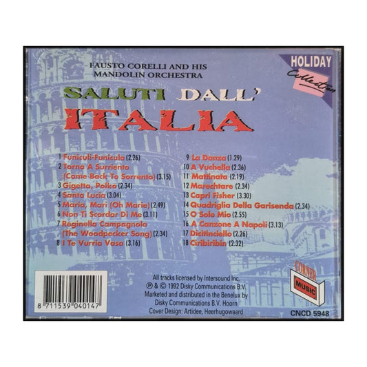 Fausto Corelli And His Mandolin Orchestra: Saluti Dall' Italia