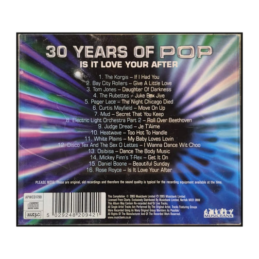 30 Years Of Pop: Is It Love Your After