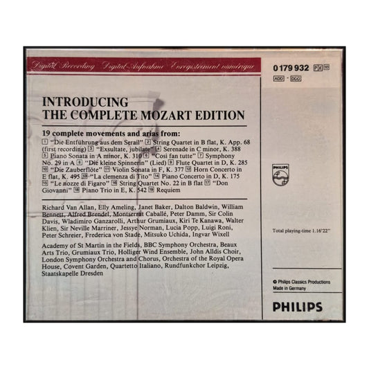 Mozart: Introducing Mozart: The Complete Mozart Edition Highlights