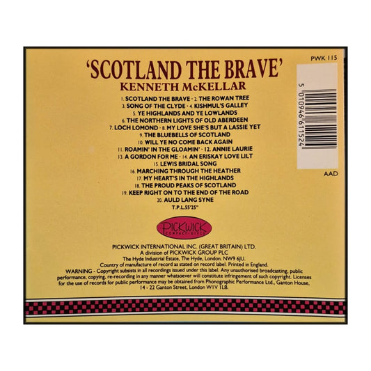 Kenneth Mckellar: Scotland The Brave