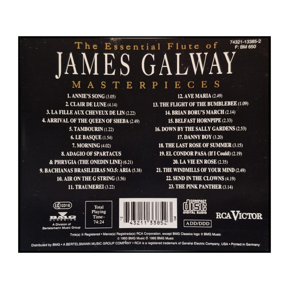 James Galway: The Essential Flute Of Masterpieces