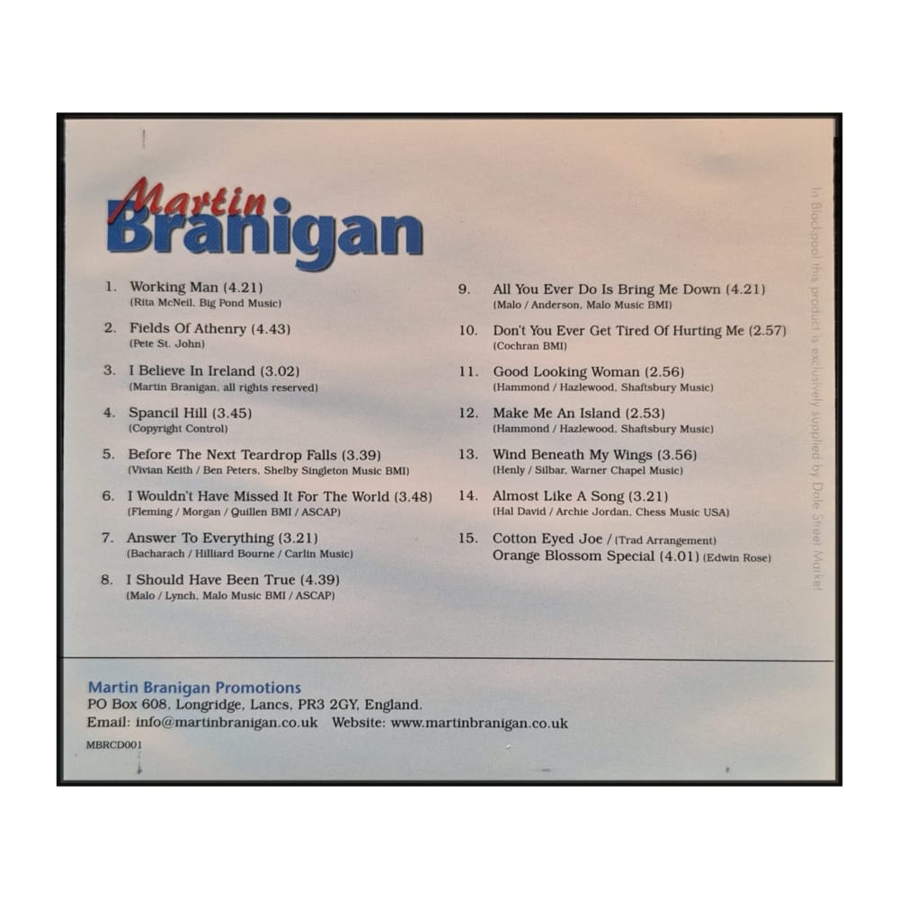 Martin Branigan: The Answer