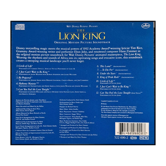 The Lion King: Original Motion Picture Soundtrack