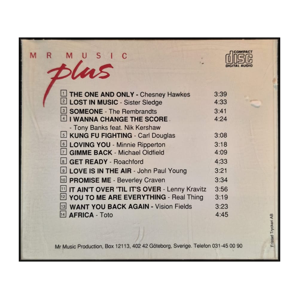 Mr Music Plus 1991-08