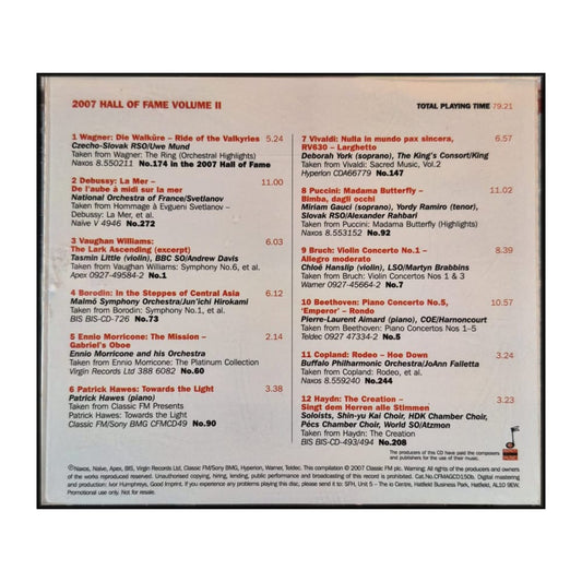 Classic Fm: The 2007 Hall Of Fame V2