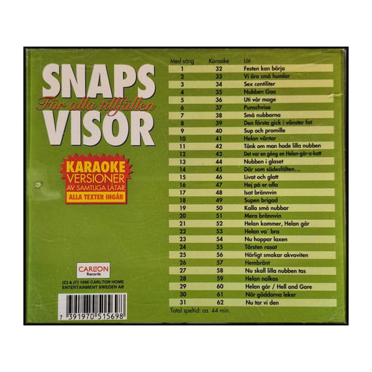 Snapsvisor För Alla Tillfällen