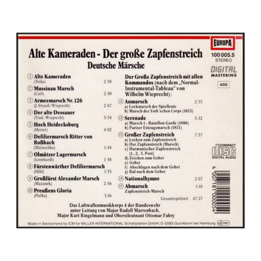 Alte Kameraden: Der Große  Zpfenstreich  Dutsche  Mrsche