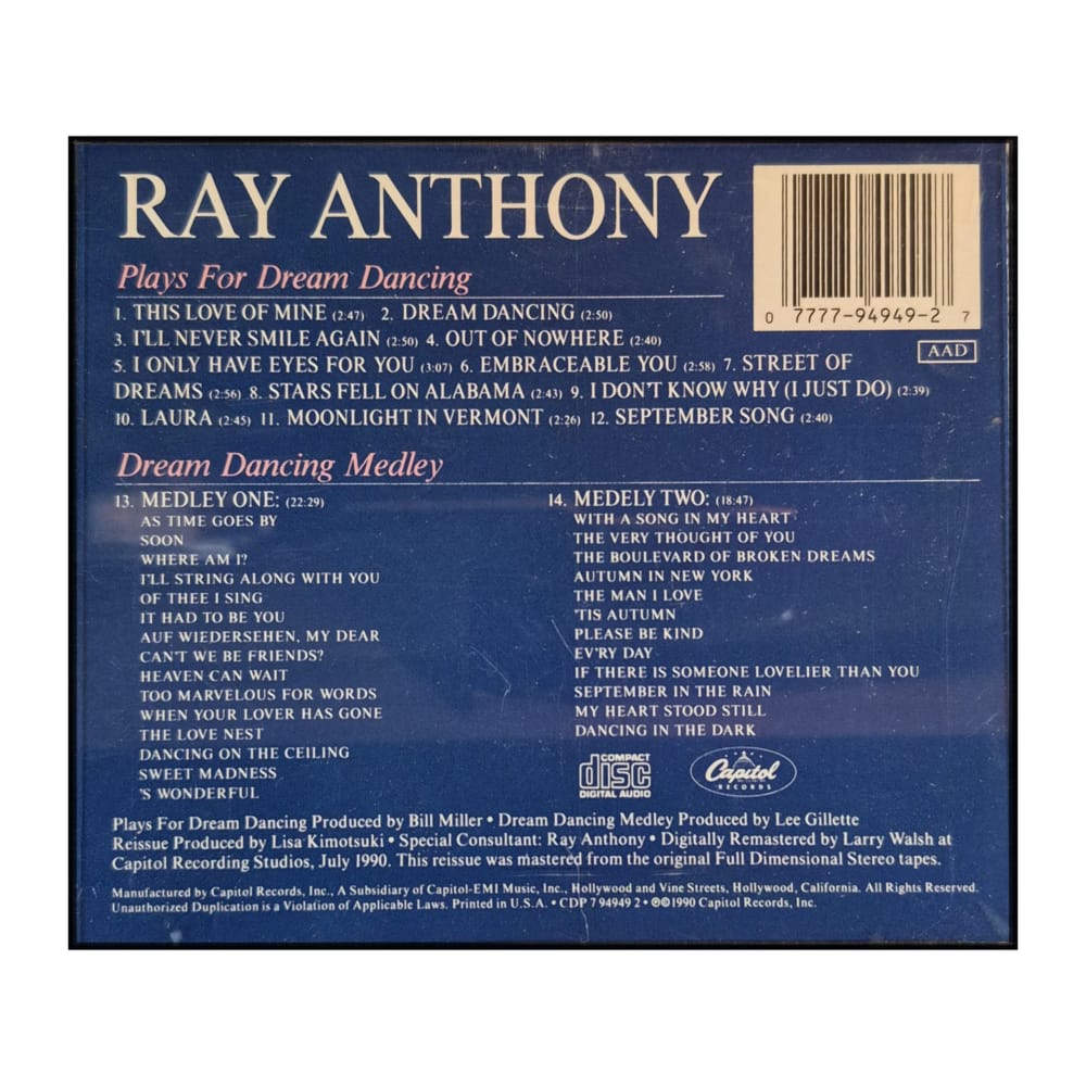 Ray Anthony: Dream Dancing