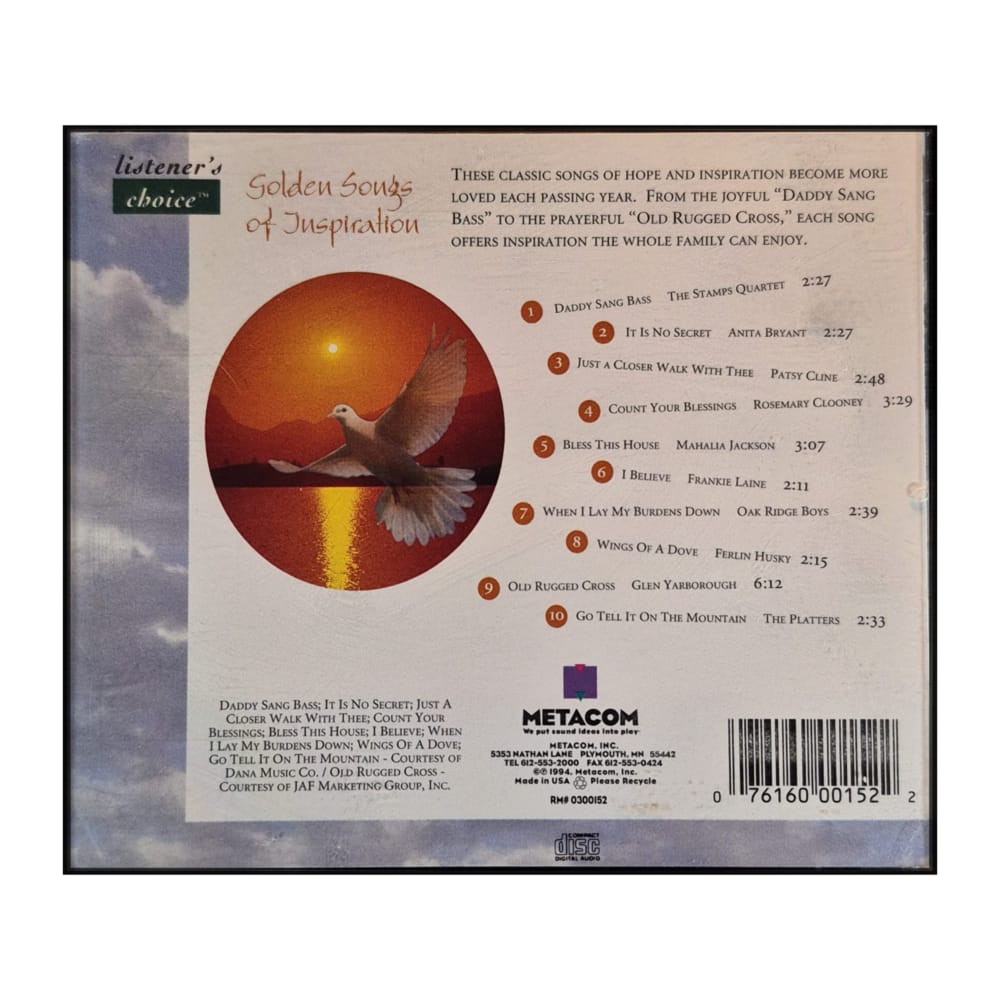 Listener’S Choice: Golden Songs Of Inspiration