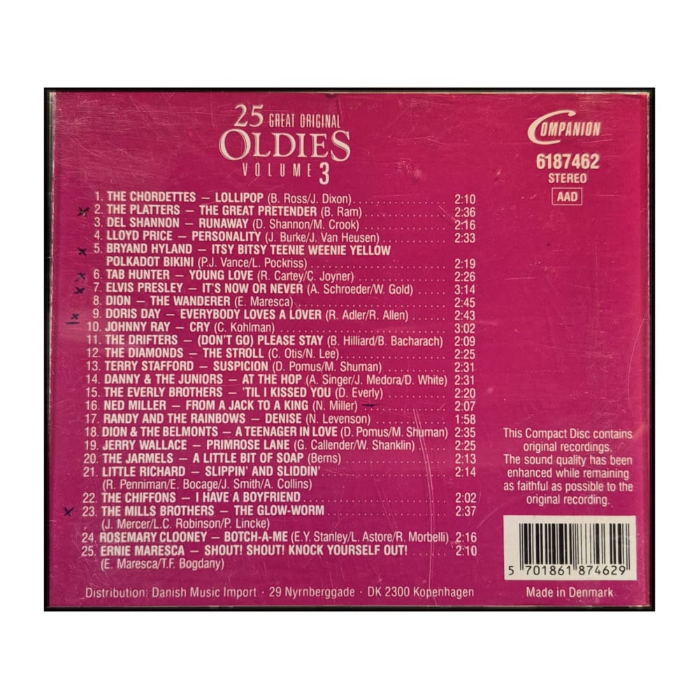 Great Original Oldies: 25 Great Original Oldies V3