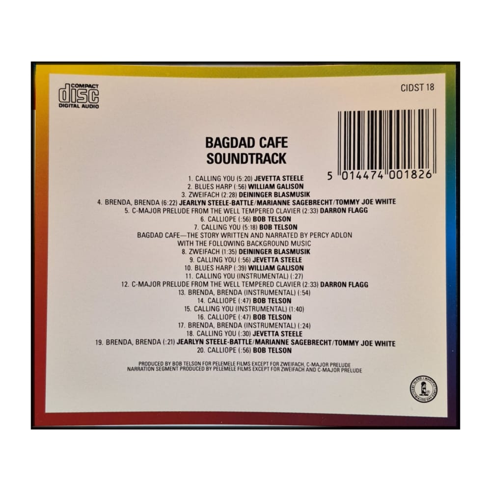 Bagdad Cafe: Original Motion Picture Soundtrack