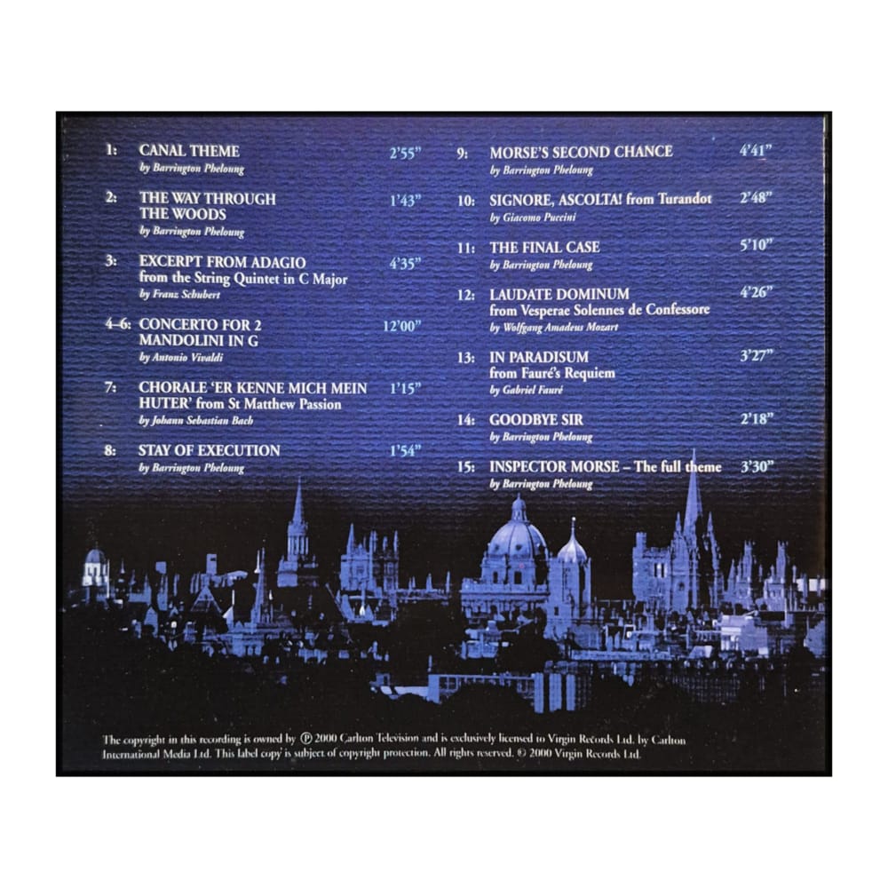 Inspector Morse: The Music Of Morse