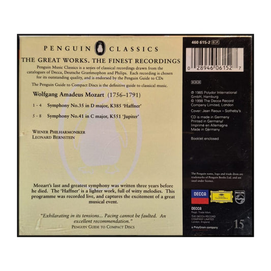 Leonard Bernstein: Mozart Symphonies