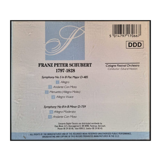 Franz Schubert: Symphony No. 5 & Symphony No. 8 Unfinished