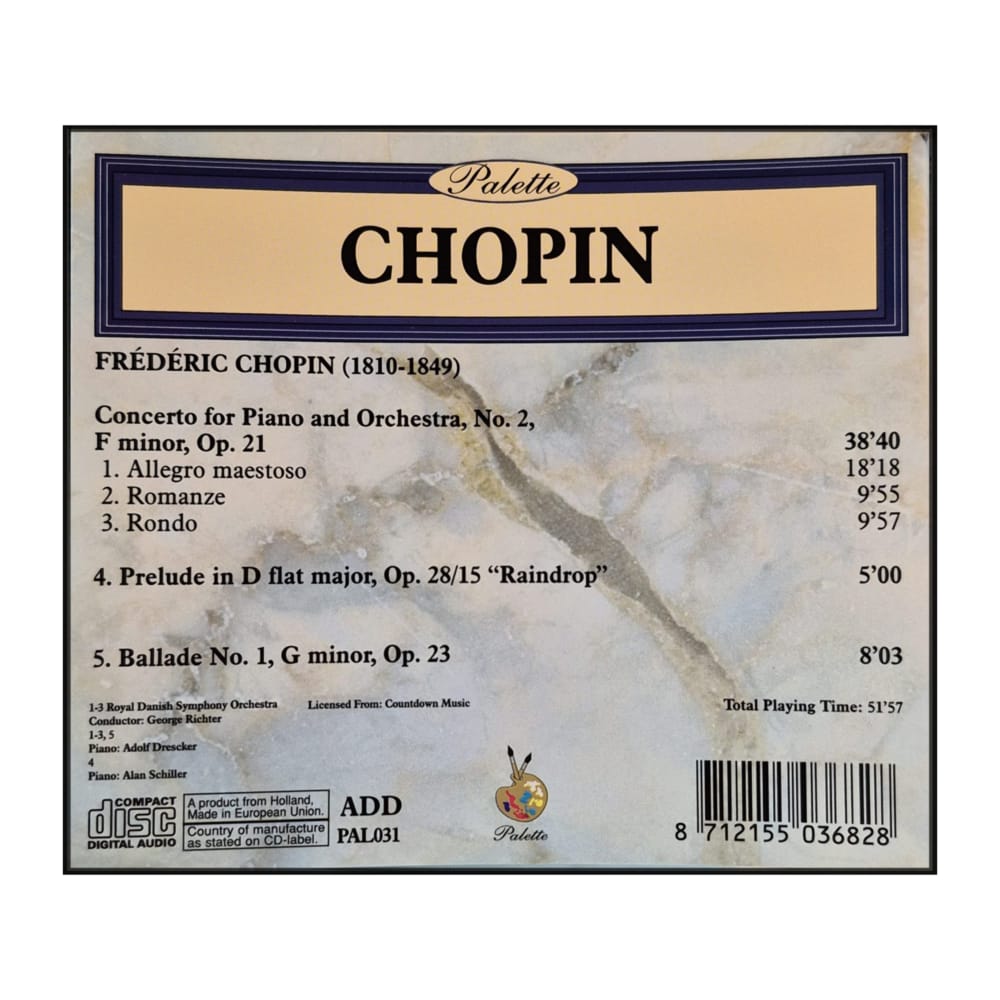 Frédéric Chopin: Raindrop Prelude