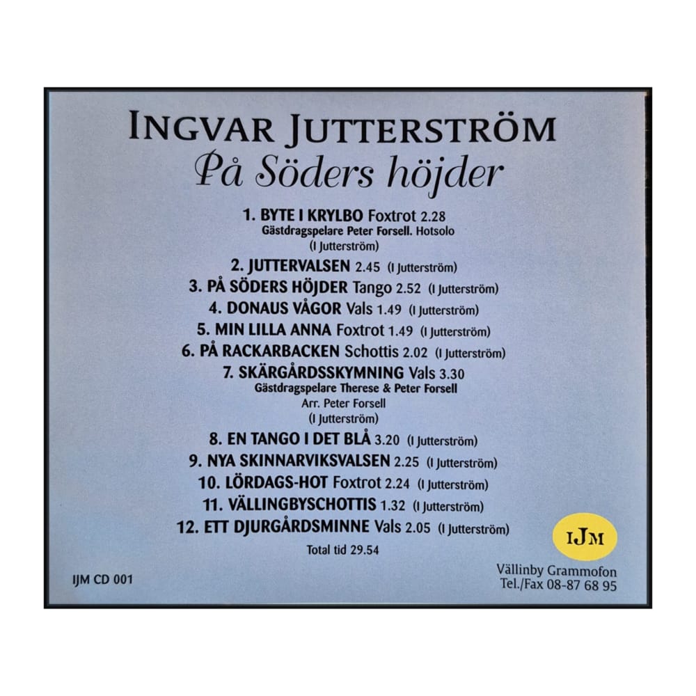 Ingvar Jutterström: På Söders Höjder