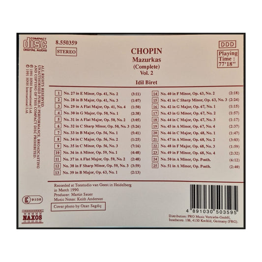 İdil Biret & Chopin: Mazurkas V2