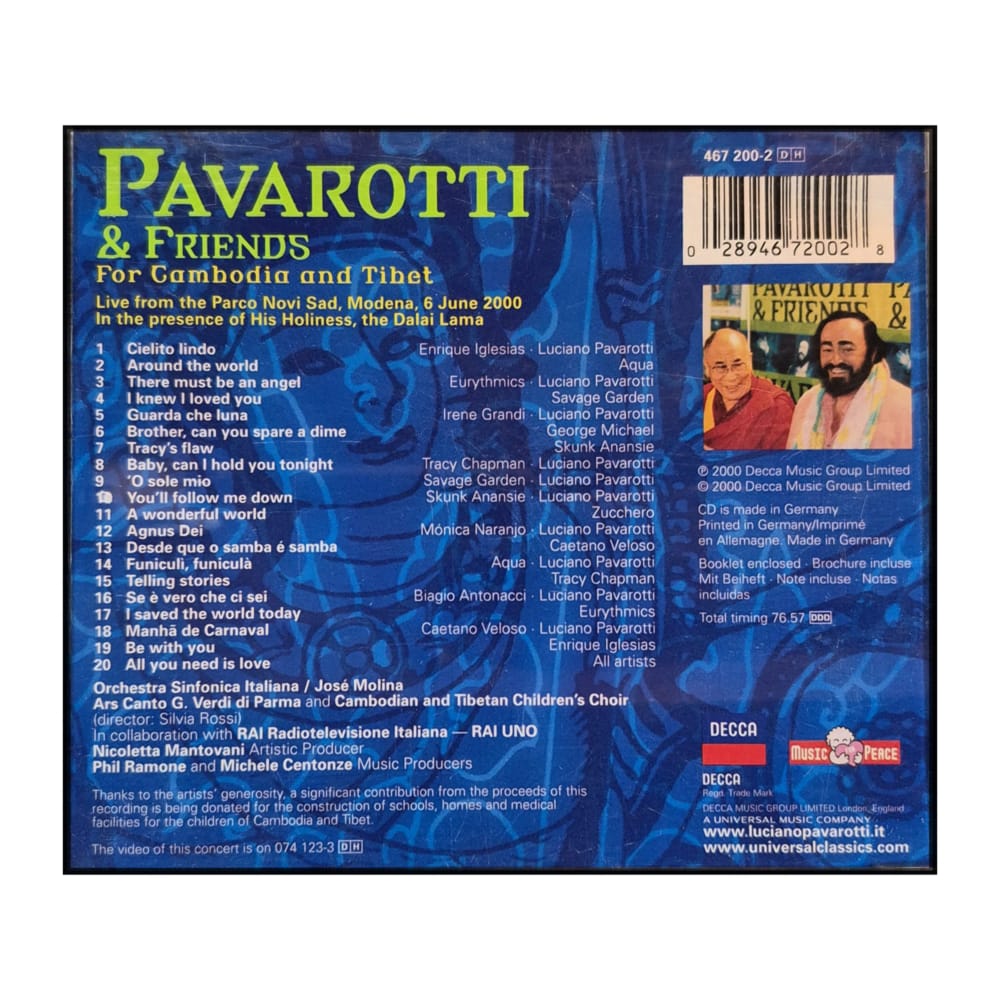 Luciano Pavarotti & Friends: For Cambodia And Tibet