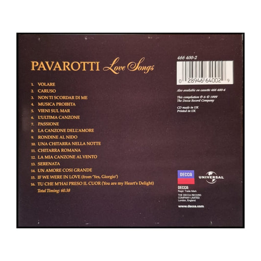 Luciano Pavarotti: Love Songs