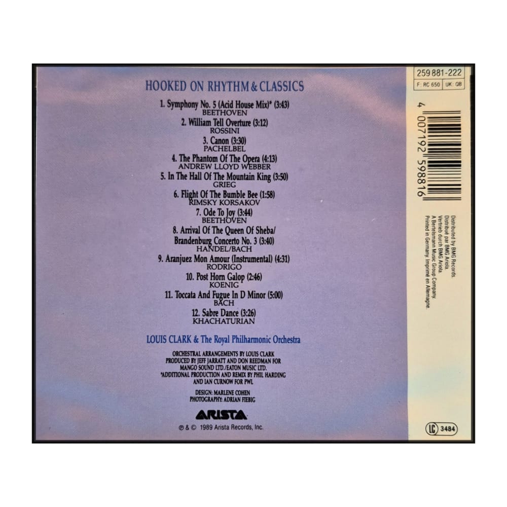 Louis Clark & The Royal Philharmonic Orchestra: Hooked On Rhythm & Classics