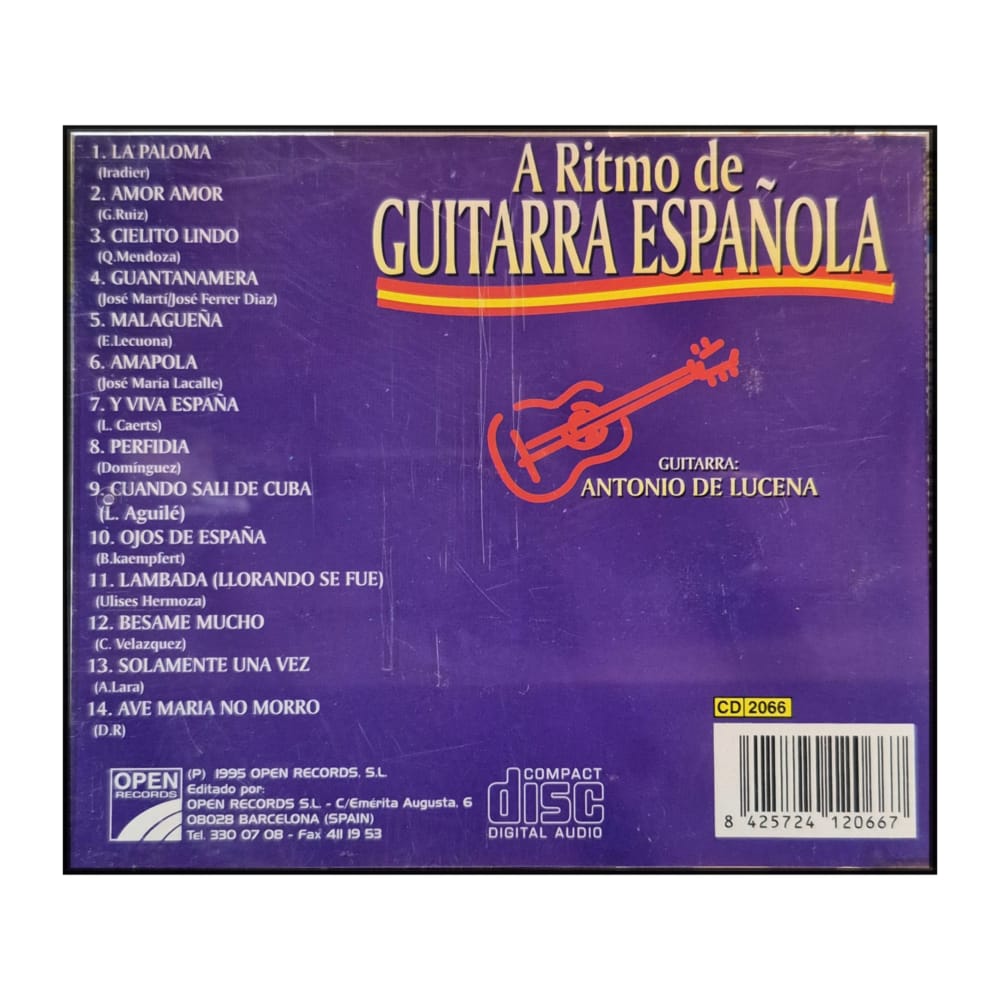 Antonio De Lucena: A Ritmo De Guitarra Española