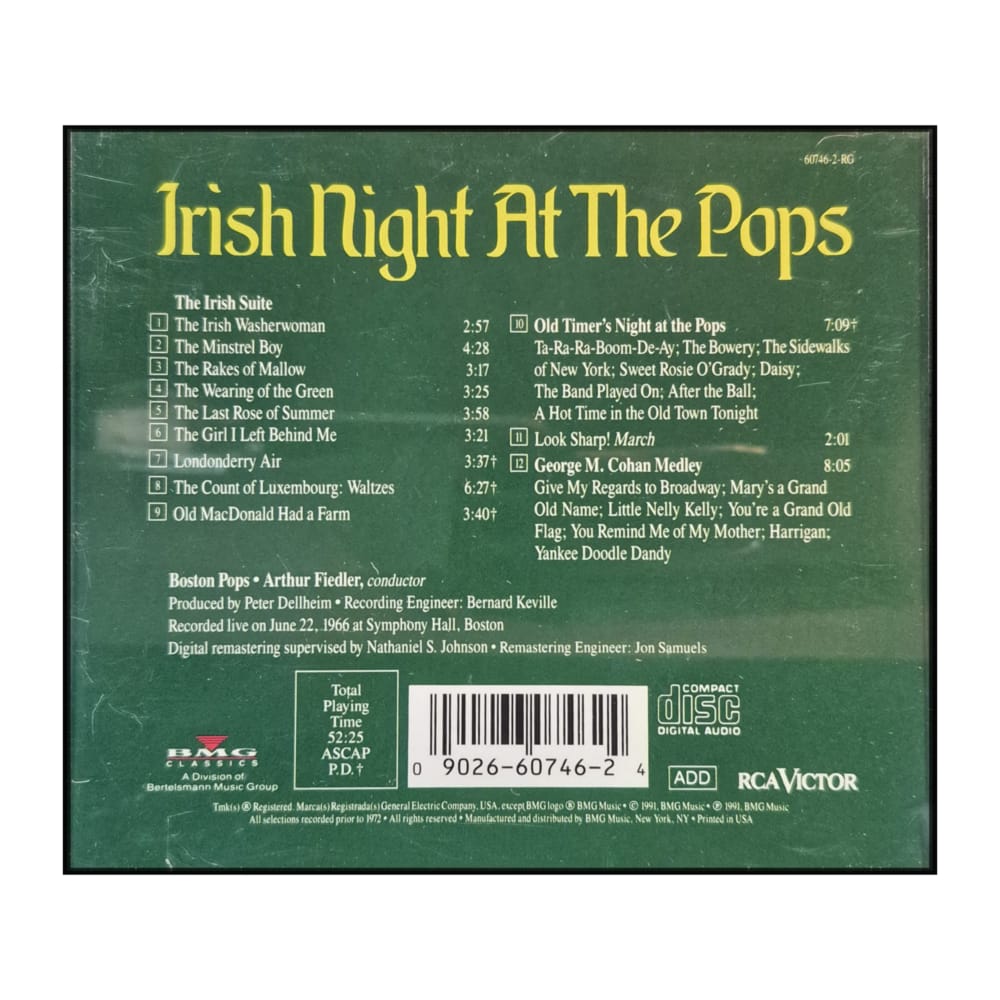 Arthur Fiedler & Boston Pops: Irish Night At The Pops
