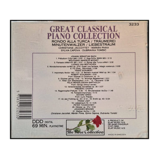 The Rose Collection: Great Classical Piano Collection