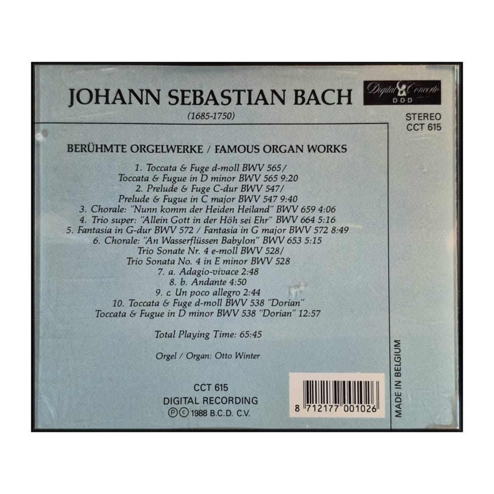johann sebastian bach: Famous Organ Works