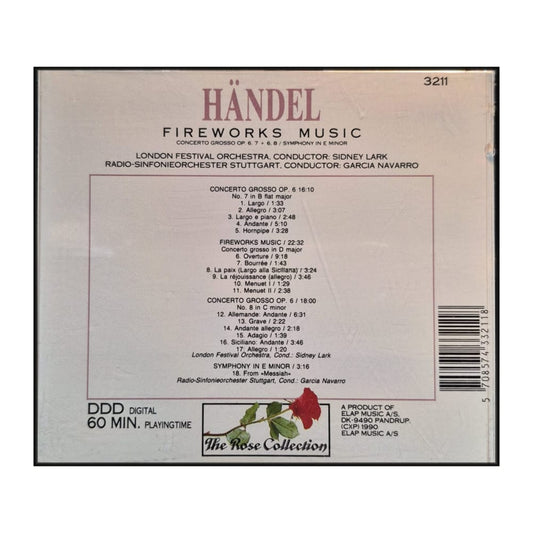 The Rose Collection: Händel: Fireworks Music