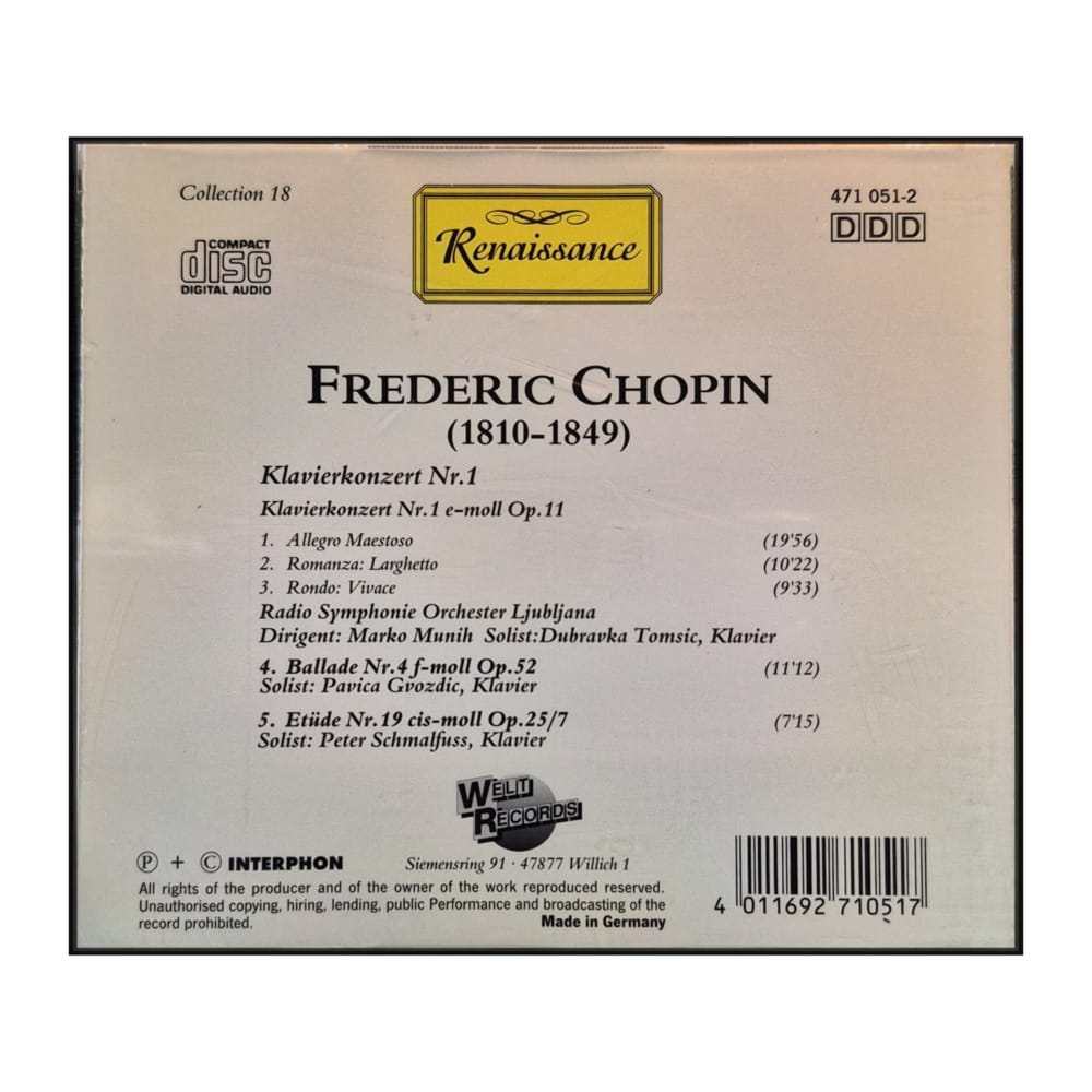 Renaissance: Frederic Chopin