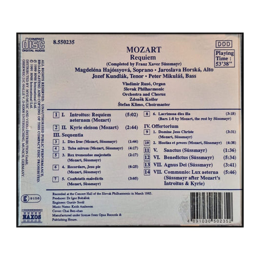 Wolfgang Amadeus Mozart: Requiem
