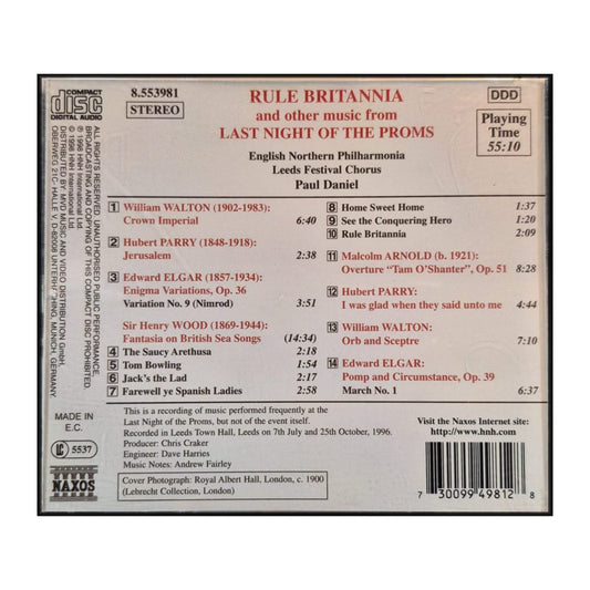 English Northern Philharmonia: Rule Britannia And Other Music From Last Night Of The Proms