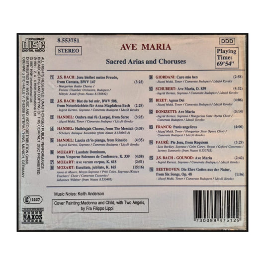 Ave Maria - Sacred Arias And Choruses