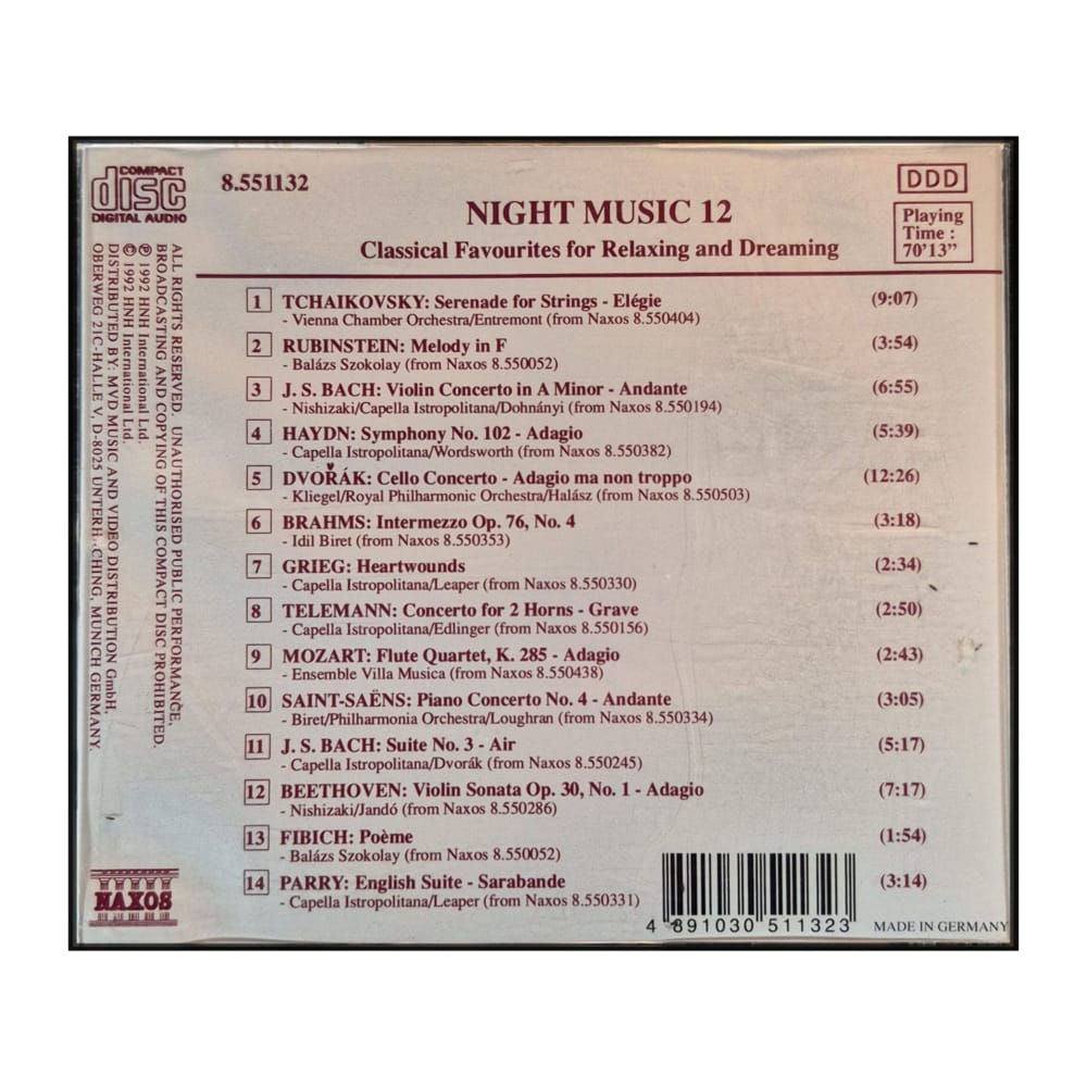 Naxos: Night Music 12