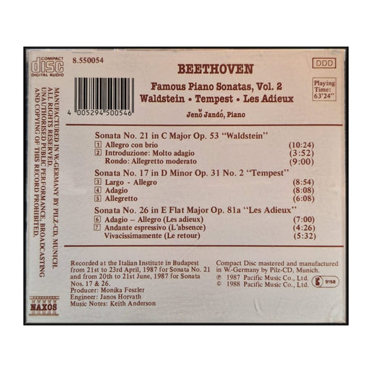 Ludwig Van Beethoven: Famous Piano Sonatas V2