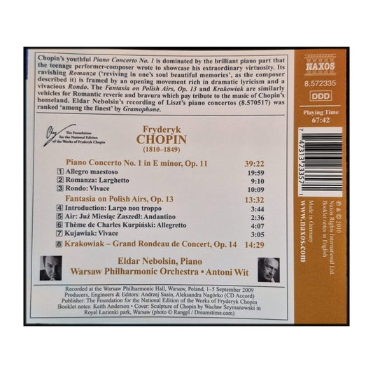 Frédéric Chopin: Piano Concerto No. 1